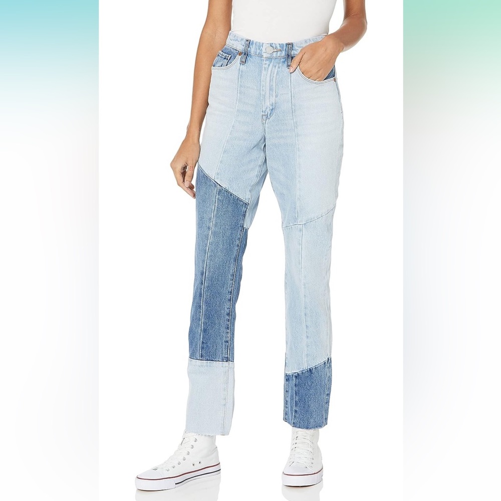 NWT BLANK NYC Women’s Patchwork Seaming Skinny Pant Jeans